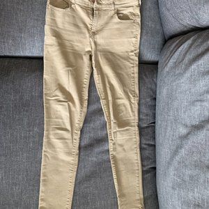 Old Navy Tan Skinny Jeans